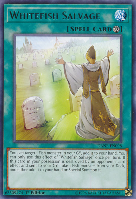 Whitefish Salvage [DANE-EN098] Rare - Duel Kingdom