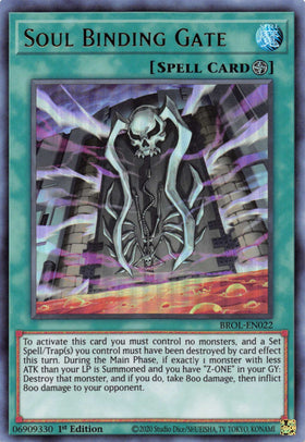 Soul Binding Gate [BROL-EN022] Ultra Rare - Duel Kingdom