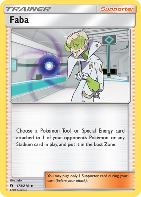 Faba (173/214) [Sun & Moon: Lost Thunder] - Duel Kingdom