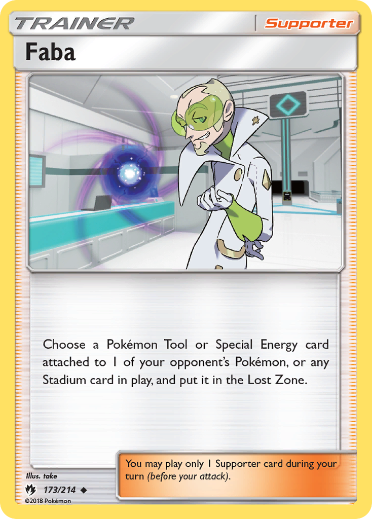 Faba (173/214) [Sun & Moon: Lost Thunder] - Duel Kingdom