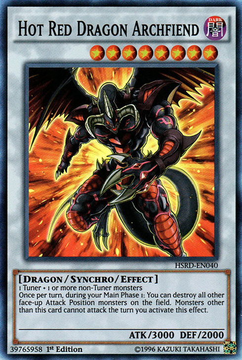 Hot Red Dragon Archfiend [HSRD-EN040] Super Rare - Duel Kingdom