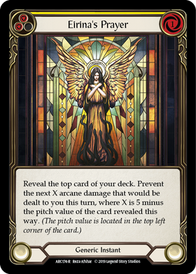 Eirina's Prayer (Yellow) [ARC174-R] 1st Edition Normal - Duel Kingdom