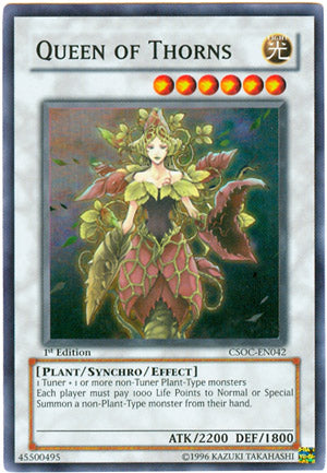 Queen of Thorns [CSOC-EN042] Super Rare - Duel Kingdom