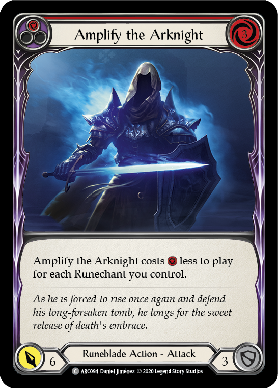 Amplify the Arknight (Red) [ARC094] Unlimited Rainbow Foil - Duel Kingdom