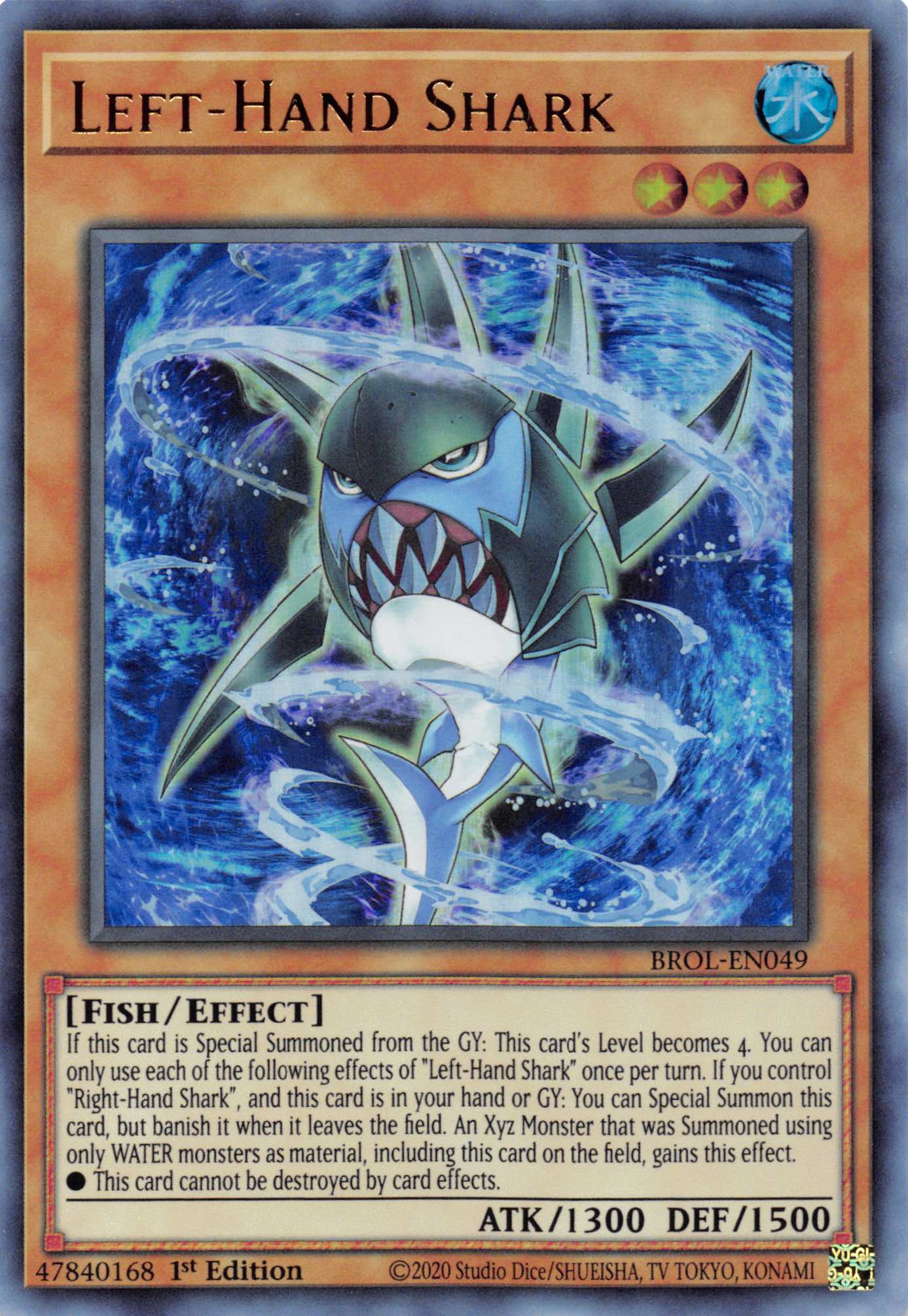 Left-Hand Shark [BROL-EN049] Ultra Rare - Duel Kingdom