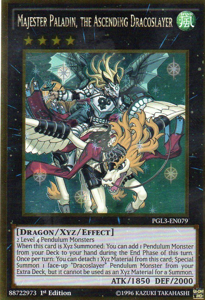 Majester Paladin, the Ascending Dracoslayer [PGL3-EN079] Gold Rare - Duel Kingdom