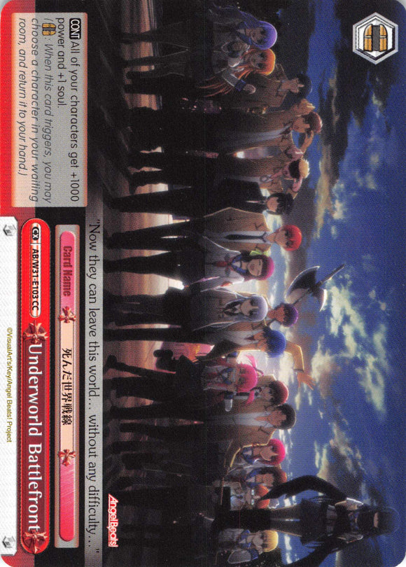 Underworld Battlefront (AB/W31-E103 CC) [Angel Beats! Re:Edit]
