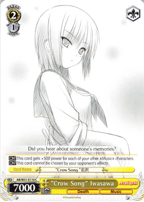 "Crow Song" Iwasawa (AB/W31-E110 C) [Angel Beats! Re:Edit]