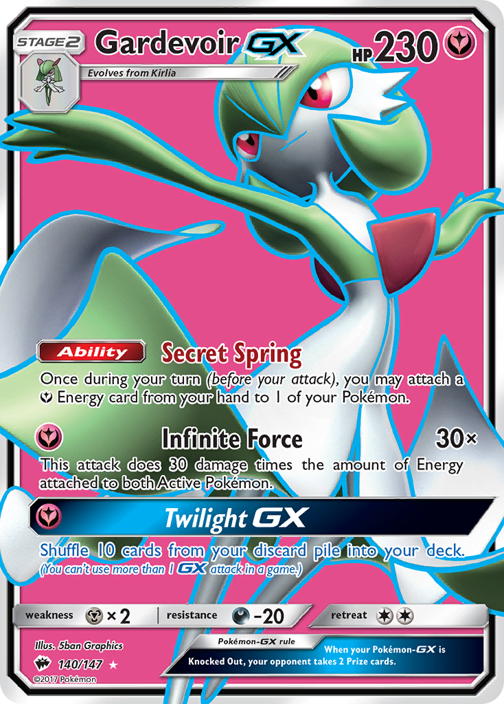 Gardevoir GX (140/147) [Sun & Moon: Burning Shadows] - Duel Kingdom