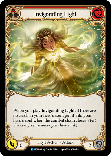 Invigorating Light (Red) [MON066] 1st Edition Normal - Duel Kingdom