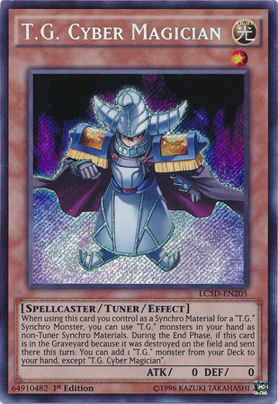 T.G. Cyber Magician [LC5D-EN205] Secret Rare - Duel Kingdom