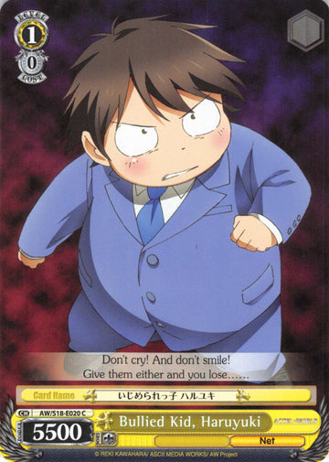 Bullied Kid, Haruyuki (AW/S18-E020 C) [Accel World]
