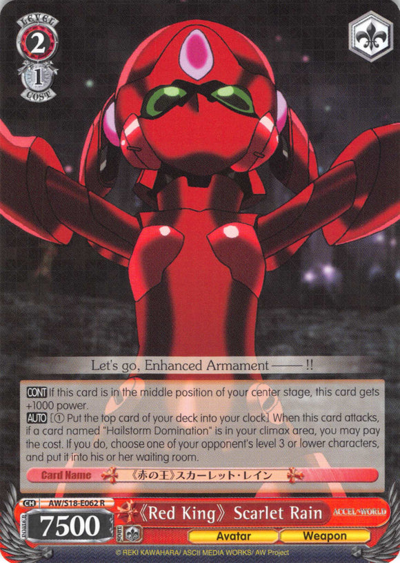 "Red King" Scarlet Rain (AW/S18-E062 R) [Accel World]
