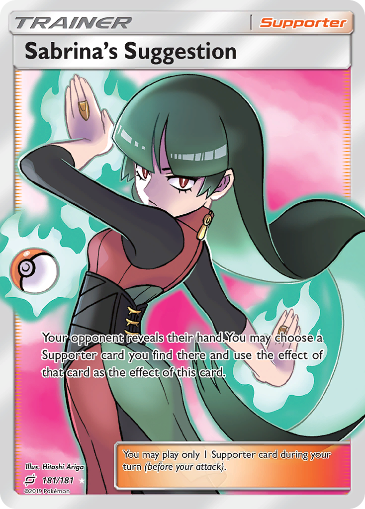 Sabrina's Suggestion (181/181) [Sun & Moon: Team Up] - Duel Kingdom