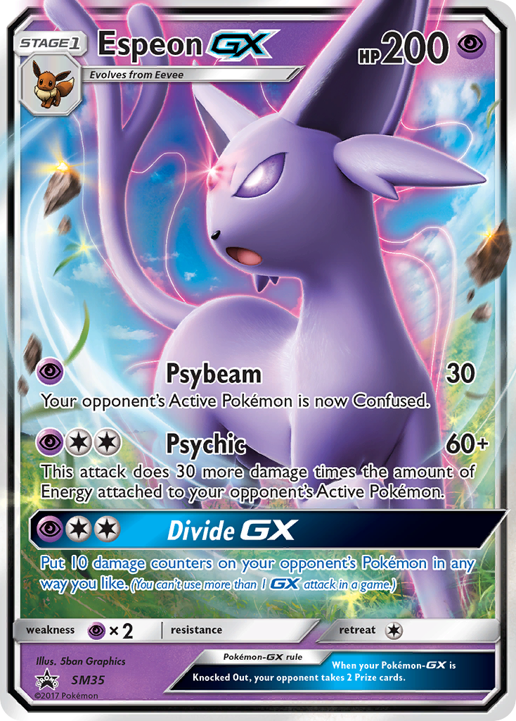 Espeon GX (SM35) [Sun & Moon: Black Star Promos] - Duel Kingdom