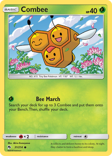 Combee (31/214) [Sun & Moon: Lost Thunder] - Duel Kingdom