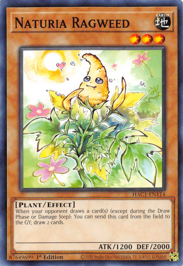 Naturia Ragweed [HAC1-EN114] Common - Duel Kingdom