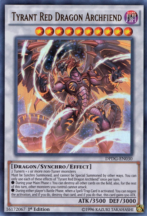 Tyrant Red Dragon Archfiend [DPDG-EN030] Ultra Rare - Duel Kingdom