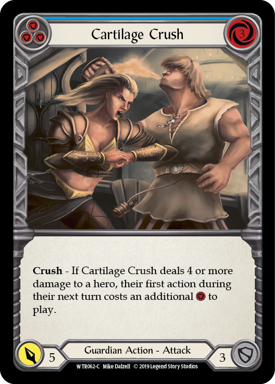 Cartilage Crush (Blue) [WTR062-C] Alpha Print Rainbow Foil - Duel Kingdom