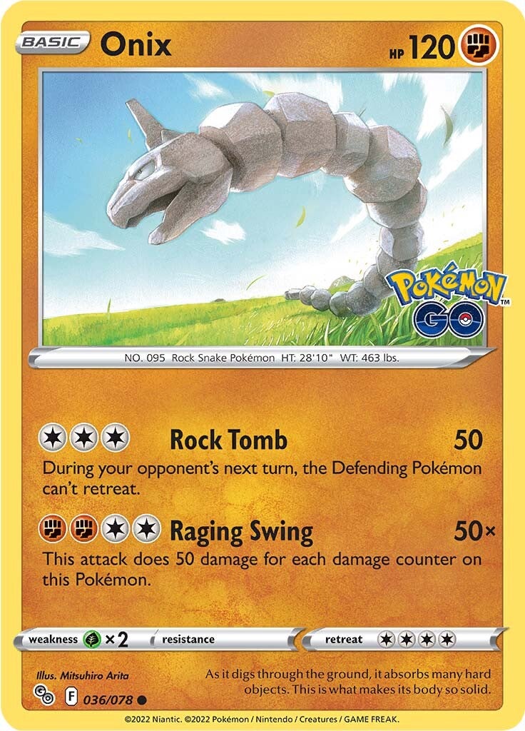 Onix (036/078) [Pokémon  GO]