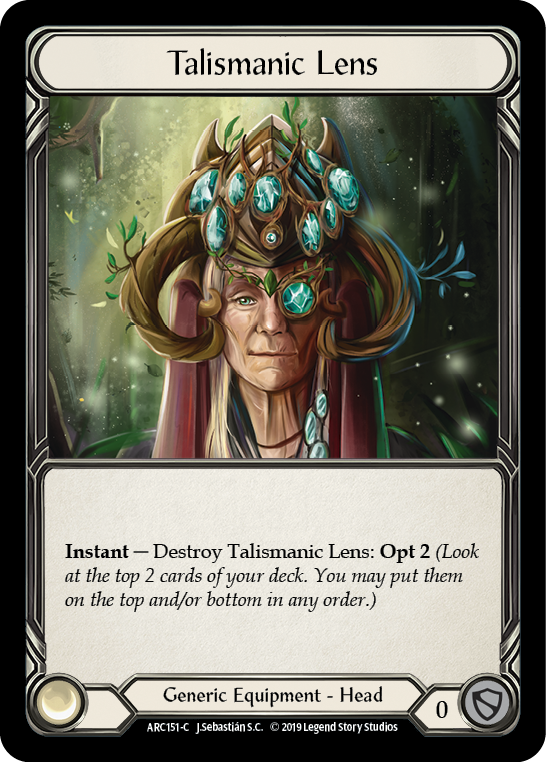 Talismanic Lens [ARC151-C] 1st Edition Normal - Duel Kingdom