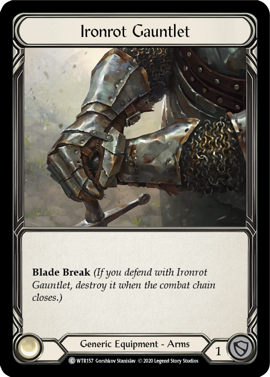 Ironrot Gauntlet [WTR157] Unlimited Normal - Duel Kingdom