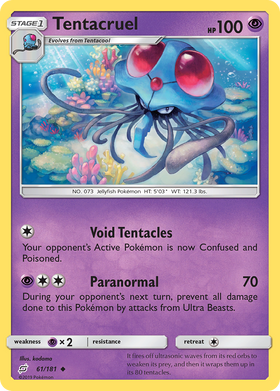 Tentacruel (61/181) [Sun & Moon: Team Up] - Duel Kingdom