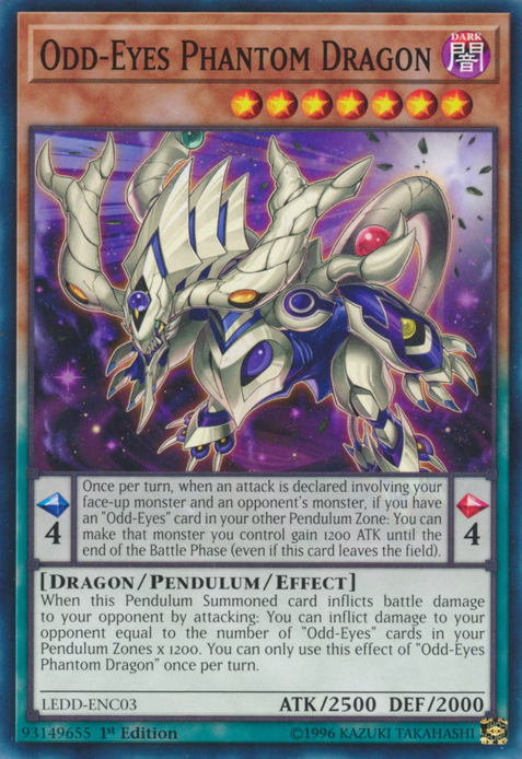 Odd-Eyes Phantom Dragon [LEDD-ENC03] Common - Duel Kingdom