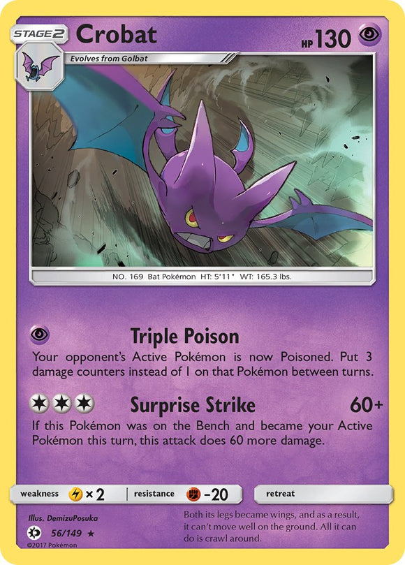 Crobat - 56/149 (Prerelease Kit Exclusive) [056/149] [Deck Exclusives]