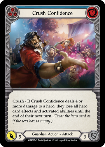 Crush Confidence (Blue) [WTR065-C] Alpha Print Normal - Duel Kingdom