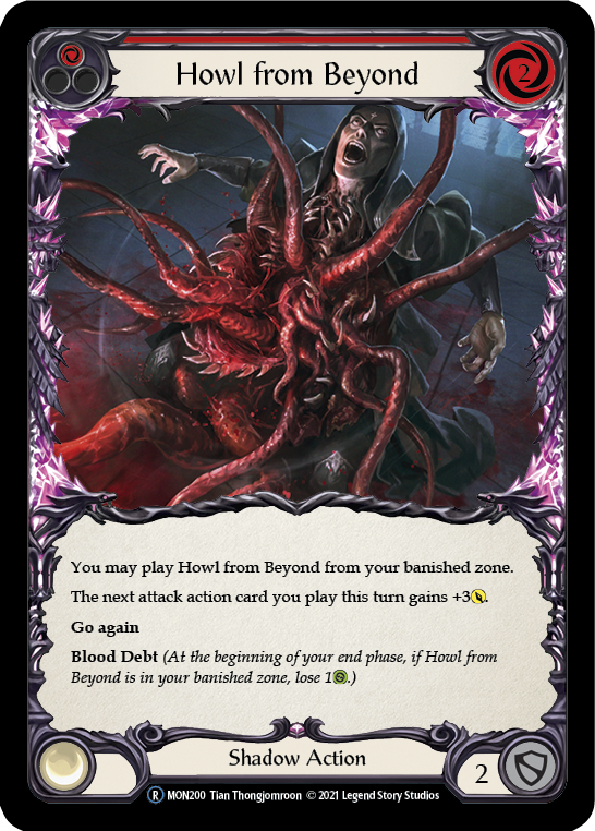 Howl from Beyond (Red) [U-MON200] Unlimited Normal - Duel Kingdom