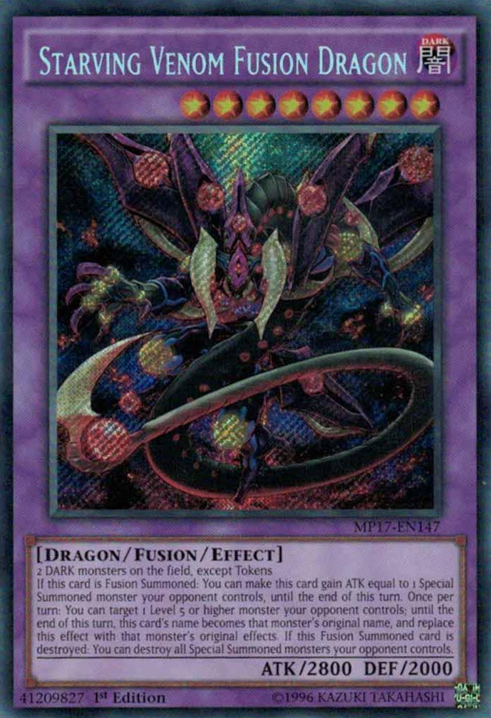 Starving Venom Fusion Dragon [MP17-EN147] Secret Rare - Duel Kingdom