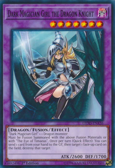 Dark Magician Girl the Dragon Knight [LEDD-ENA36] Common - Duel Kingdom