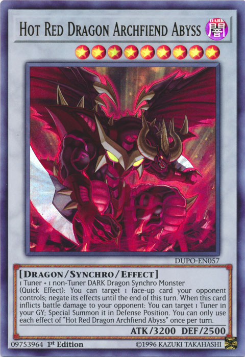 Hot Red Dragon Archfiend Abyss [DUPO-EN057] Ultra Rare - Duel Kingdom