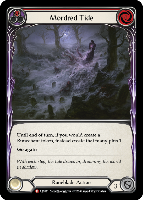 Mordred Tide [ARC081] Unlimited Rainbow Foil - Duel Kingdom