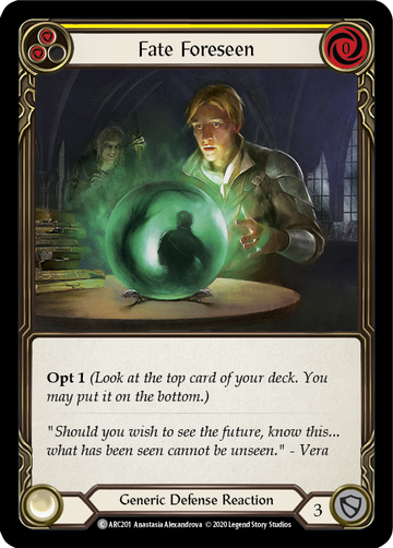 Fate Foreseen (Yellow) [ARC201] Unlimited Normal - Duel Kingdom