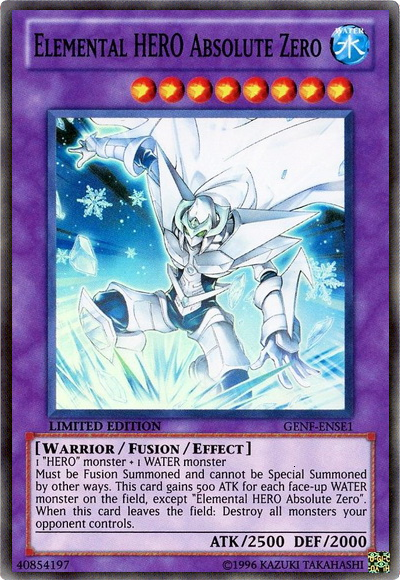 Elemental Hero Absolute Zero [GENF-ENSE1] Super Rare - Duel Kingdom