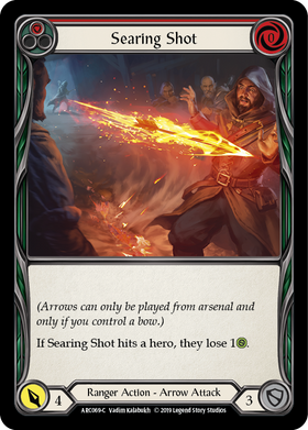 Searing Shot (Red) [ARC069-C] 1st Edition Normal - Duel Kingdom