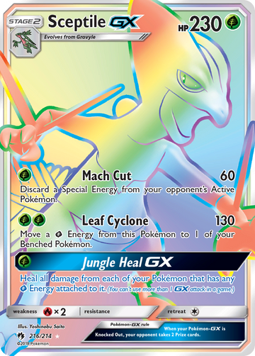 Sceptile GX (216/214) [Sun & Moon: Lost Thunder] - Duel Kingdom