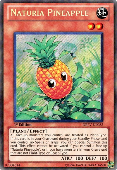Naturia Pineapple [DREV-EN082] Secret Rare - Duel Kingdom