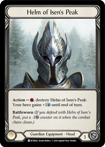 Helm of Isen's Peak [WTR042] Unlimited Rainbow Foil - Duel Kingdom