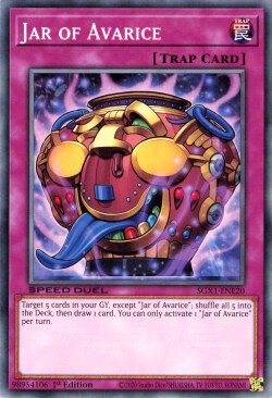 Jar of Avarice [SGX1-ENE20] Common - Duel Kingdom