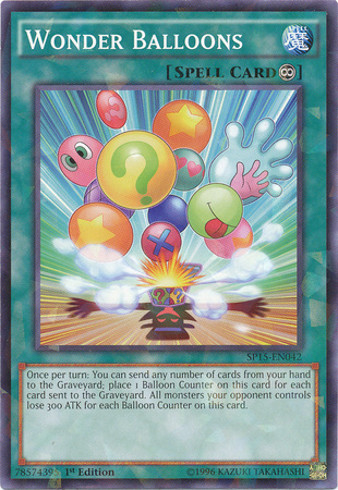 Wonder Balloons [SP15-EN042] Shatterfoil Rare - Duel Kingdom