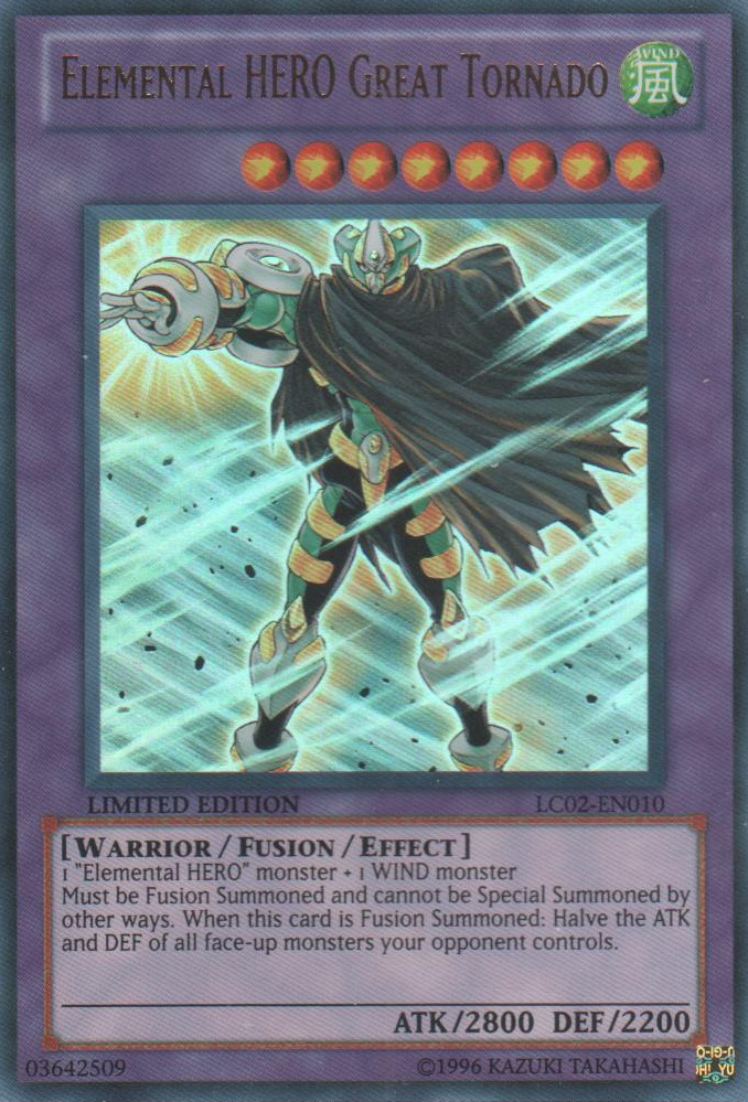 Elemental HERO Great Tornado [LC02-EN010] Ultra Rare - Duel Kingdom