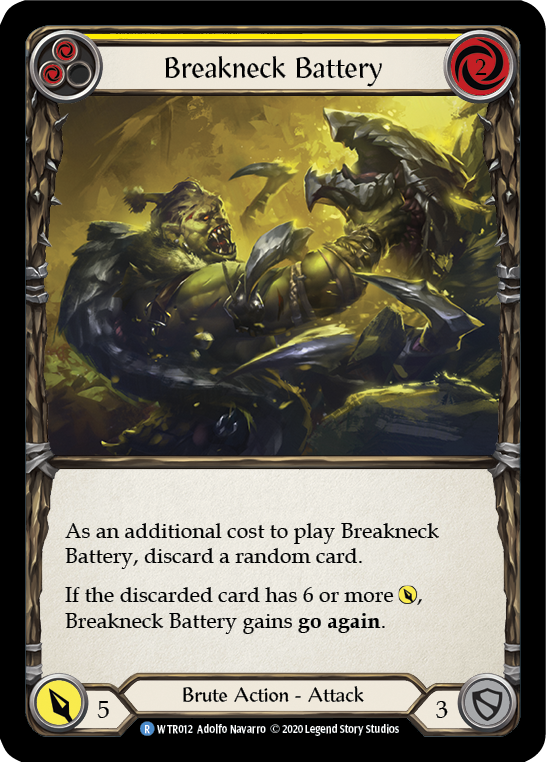 Breakneck Battery (Yellow) [WTR012] Unlimited Normal - Duel Kingdom