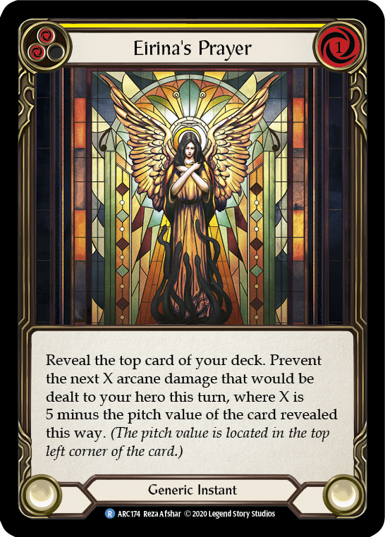 Eirina's Prayer (Yellow) [ARC174] Unlimited Rainbow Foil - Duel Kingdom