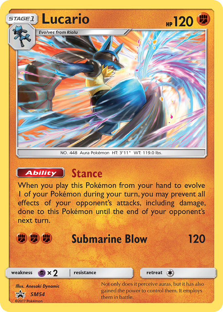 Lucario (SM54) [Sun & Moon: Black Star Promos] - Duel Kingdom