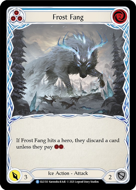 Frost Fang (Blue) [ELE150] 1st Edition Normal - Duel Kingdom