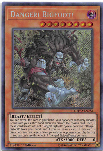 Danger! Bigfoot! [CYHO-EN082] Secret Rare