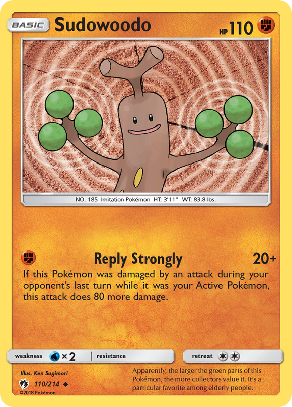 Sudowoodo (110/214) [Sun & Moon: Lost Thunder] - Duel Kingdom